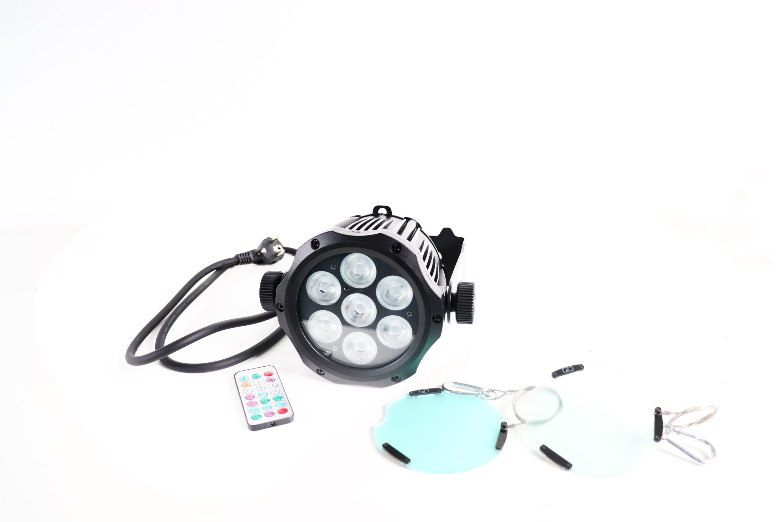 Led Par CAN 7x10W RGBW IP65 15° - immagine 3