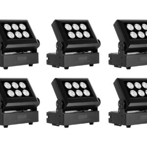 VISION CONTROL LED Wash 610B RGBW IP65 Tourpack 6in1